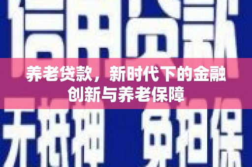 宁陵养老贷款，新时代下的金融创新与养老保障