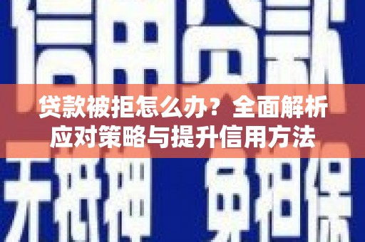 宁陵贷款被拒怎么办？全面解析应对策略与提升信用方法