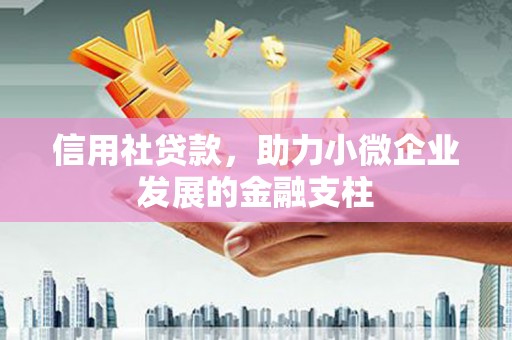 宁陵信用社贷款，助力小微企业发展的金融支柱