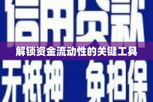 宁陵解锁资金流动性的关键工具