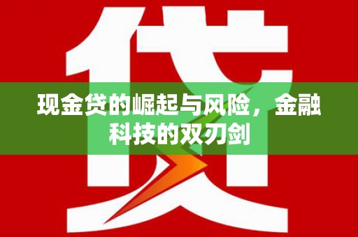 宁陵现金贷的崛起与风险，金融科技的双刃剑