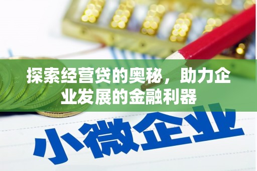 宁陵探索经营贷的奥秘，助力企业发展的金融利器