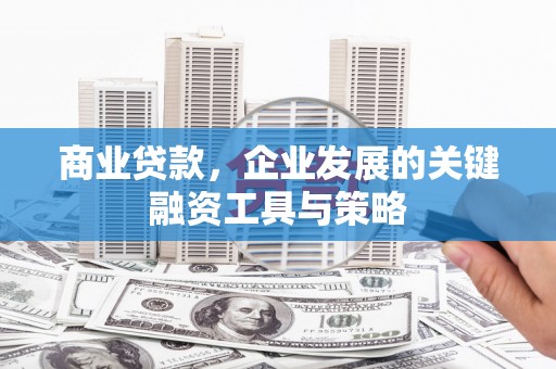 宁陵商业贷款，企业发展的关键融资工具与策略