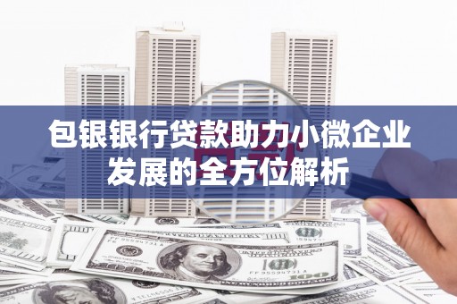 宁陵包银银行贷款助力小微企业发展的全方位解析