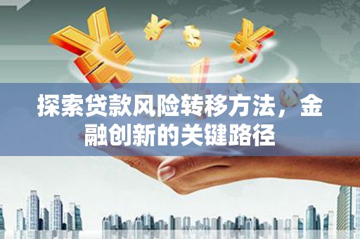 宁陵探索贷款风险转移方法，金融创新的关键路径