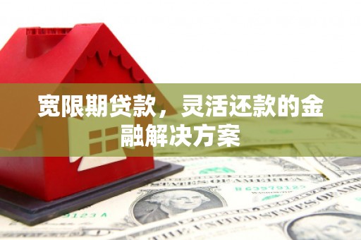 宁陵宽限期贷款，灵活还款的金融解决方案