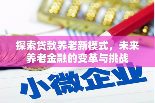 宁陵探索贷款养老新模式，未来养老金融的变革与挑战