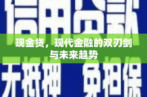 宁陵现金贷，现代金融的双刃剑与未来趋势