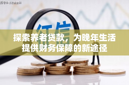 宁陵探索养老贷款，为晚年生活提供财务保障的新途径