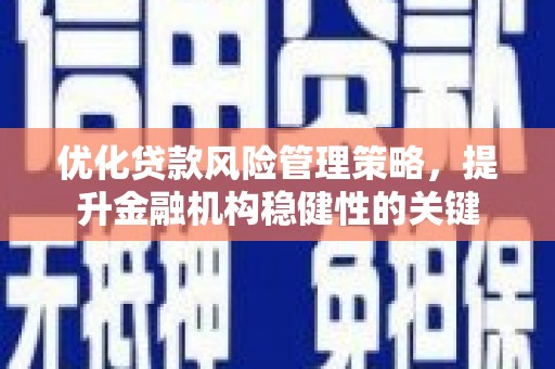 宁陵优化贷款风险管理策略，提升金融机构稳健性的关键