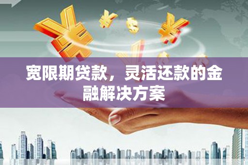 宁陵宽限期贷款，灵活还款的金融解决方案