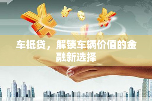 宁陵车抵贷，解锁车辆价值的金融新选择