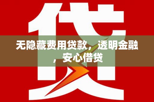 宁陵无隐藏费用贷款，透明金融，安心借贷
