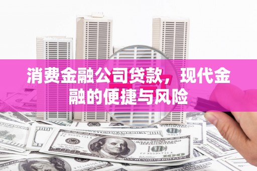 宁陵消费金融公司贷款，现代金融的便捷与风险