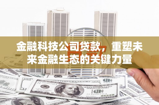宁陵金融科技公司贷款，重塑未来金融生态的关键力量