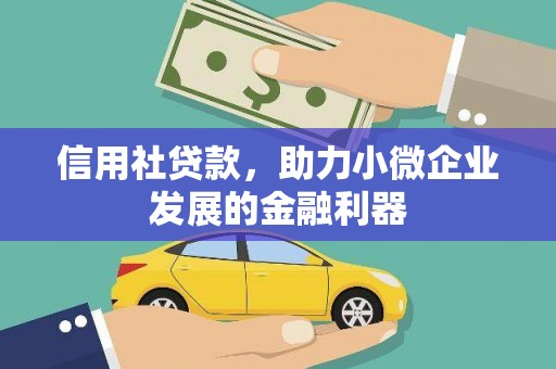 宁陵信用社贷款，助力小微企业发展的金融利器