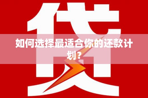 宁陵如何选择最适合你的还款计划？