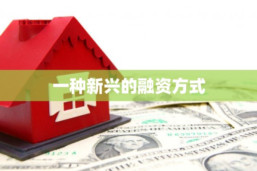 宁陵一种新兴的融资方式